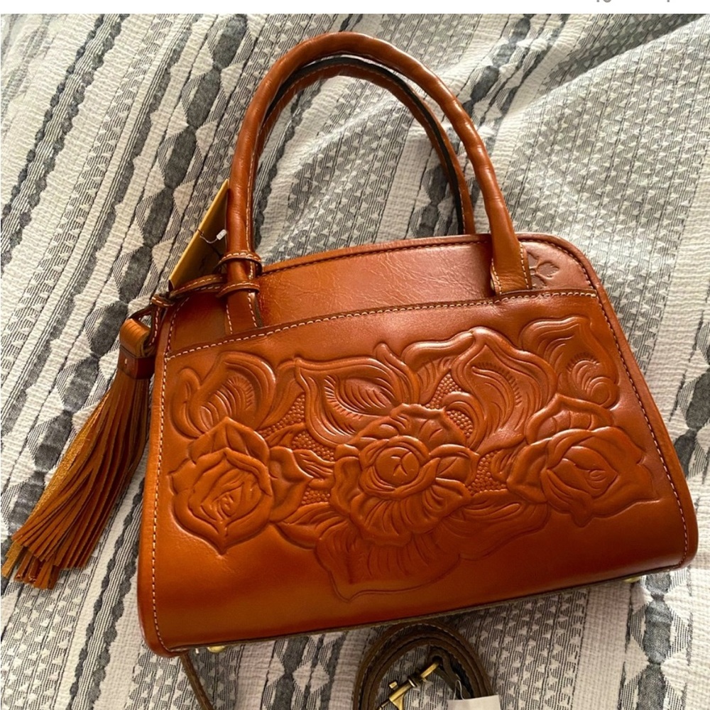 Patricia Nash- cognac color, leather